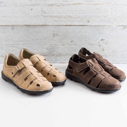 Sandales en cuir pour hommes