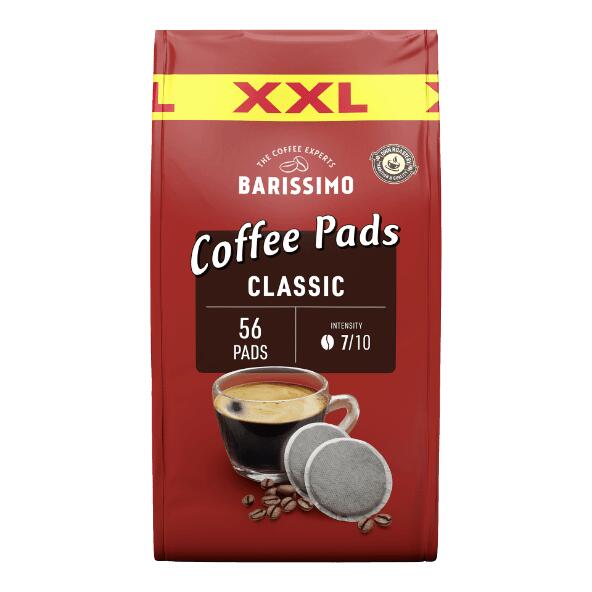 BARISSIMO(R) 				Koffiepads classic, 56 st.