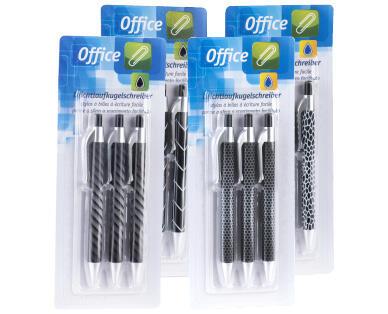 OFFICE 
 STYLOS À BILLE À ÉCRITURE FACILE