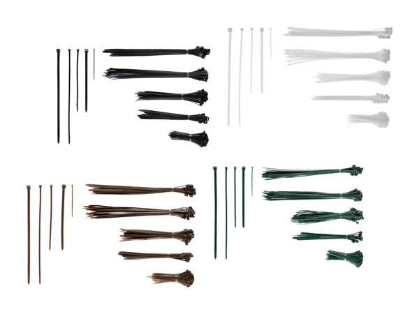 Set de serre-câbles, 251 pièces