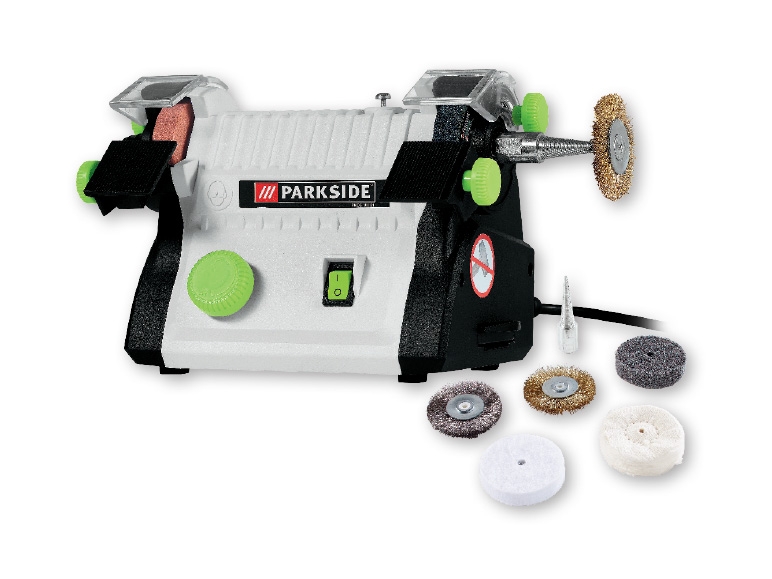 PARKSIDE 100W Mini Modelling Double Bench Grinder