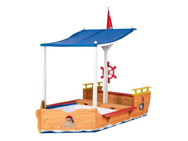 Wooden Pirate Ship Sandpit