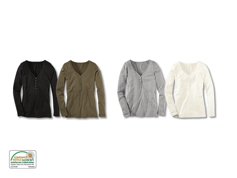 Tee-shirts à manches longues, lot de 2 ***Cet article est disponible uniquement en Suisse romande et au Tessin.***