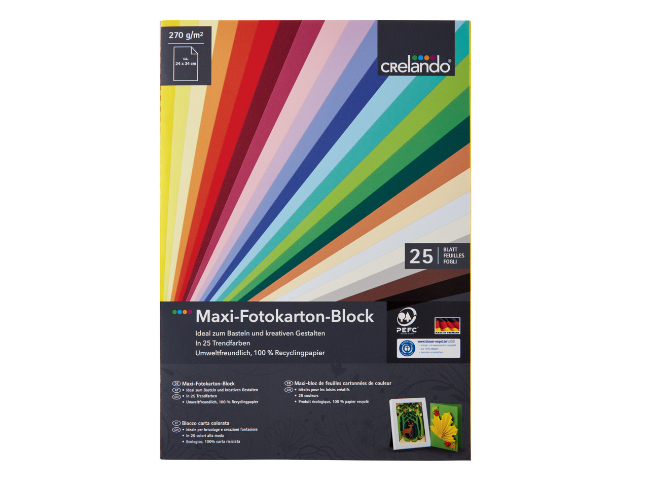 Fotokartongblock, 25 ark1
