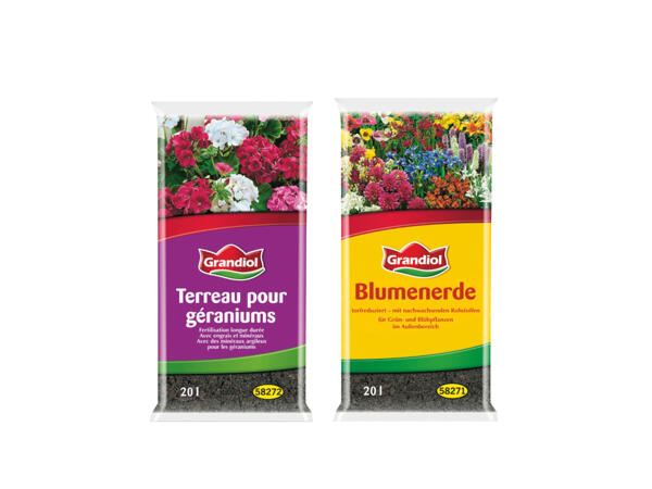 Pelargon- och blomjord