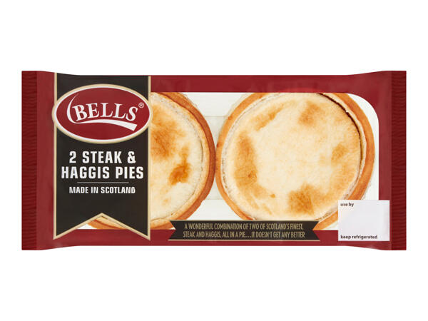Bells(R) 2 Steak & Haggis Pies