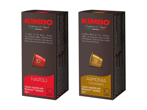 Capsules de café Kimbo