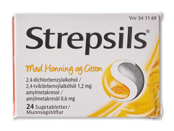 Strepsils med honning og citron