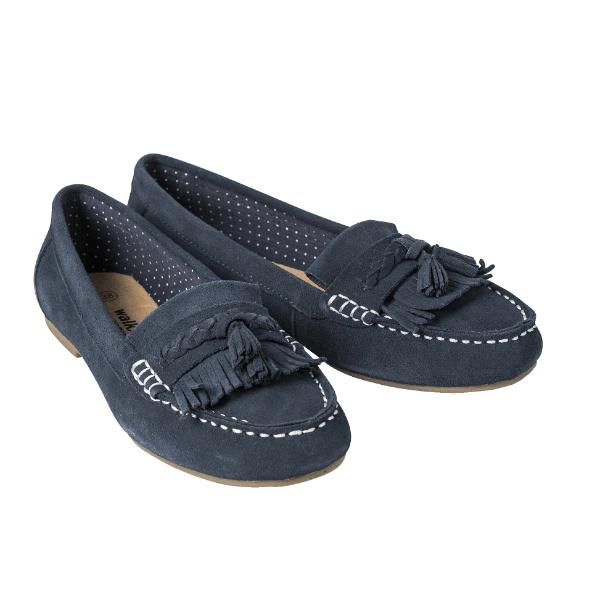 Lederen mocassins voor dames