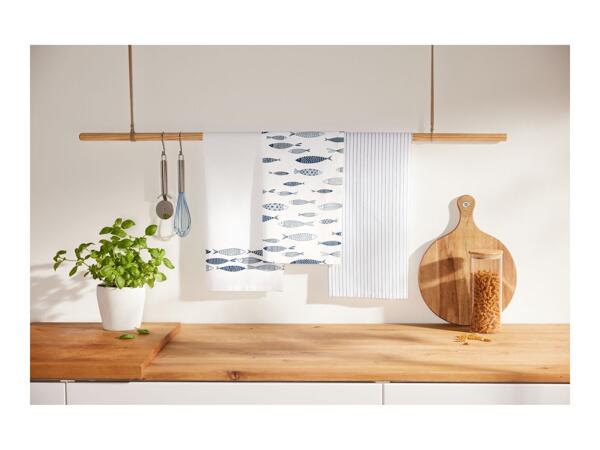 Livarno Home Tea Towels - Set of 3