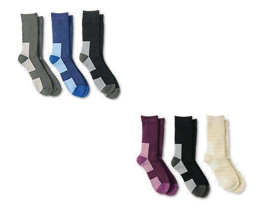 Adventuridge 
 Ladies' or Men's 3-Pack Outdoor or 2-Pack Brushed Winter Socks