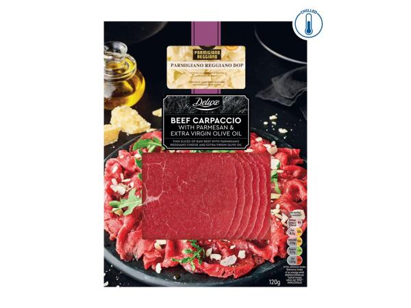 Italiamo Carpaccio With Parmigiano Reggiano & Extra Virgin Olive Oil
