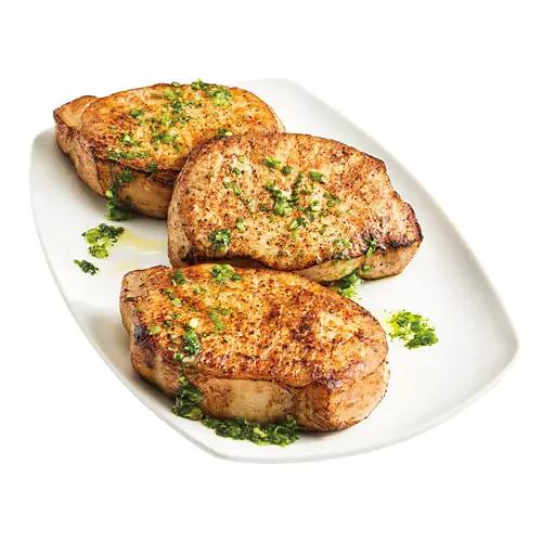 Family Pack Thin Sliced Boneless Pork Chops, per lb
