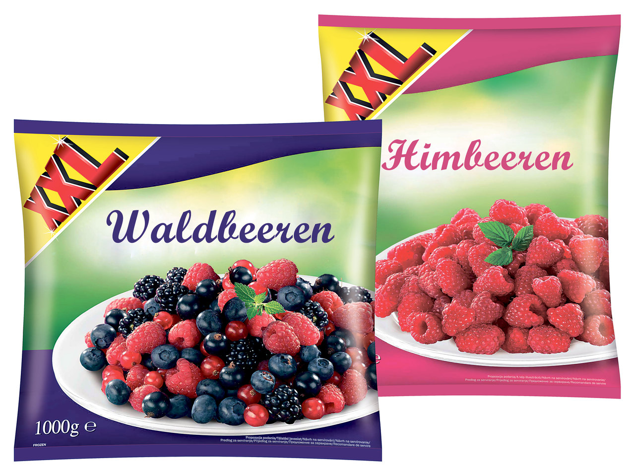 Tiefkühlfrüchte 500/750 g + 250 g gratis
