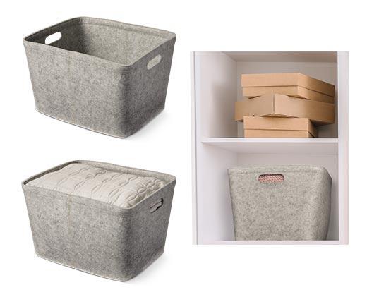 Huntington Home 
 Felt Storage Basket