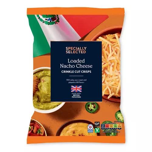 Loaded Nacho Cheese Crinkle Cut Crisps