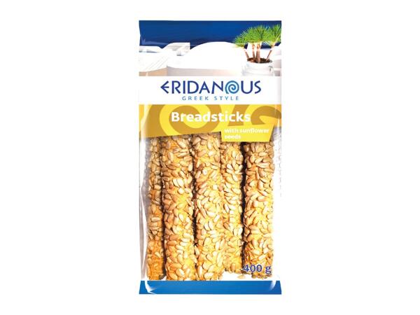 Bread Sticks with Sunflower Seeds