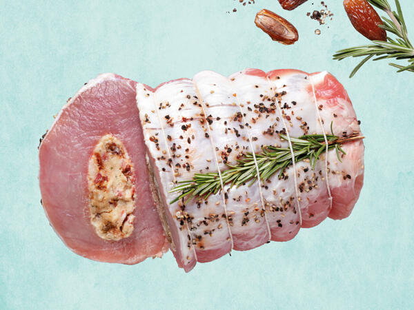 DELUXE Frischer gerollter Schweinerücken