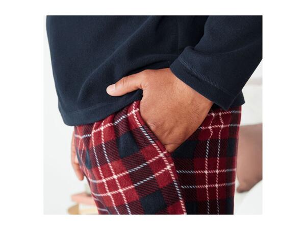 Livergy Men's Fleece Pyjamas