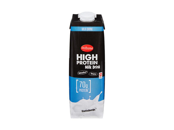 Boisson lactée riche en protéines
