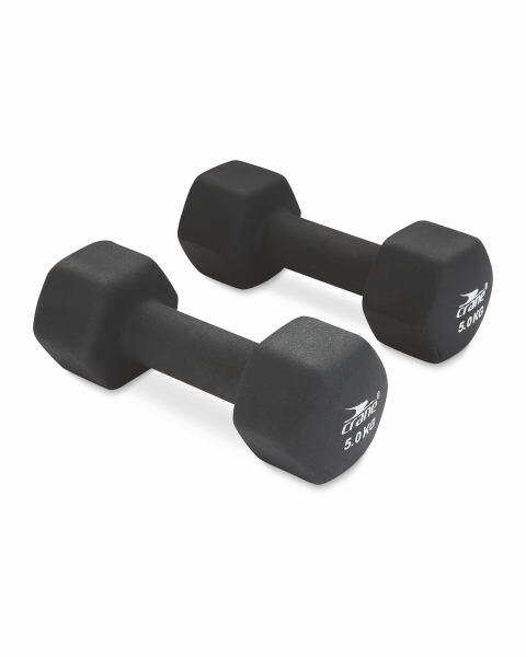 Crane Grey Dumbbell Set 5kg