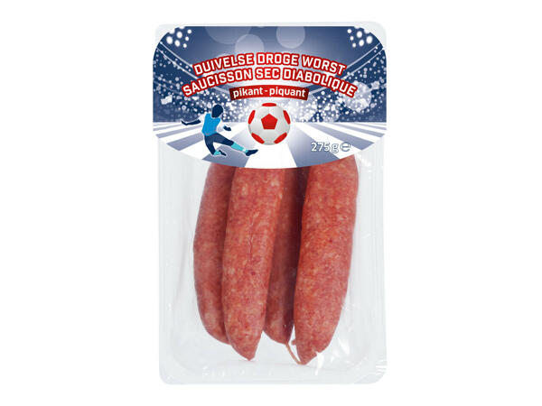 Saucisson sec diaboliquement piquant