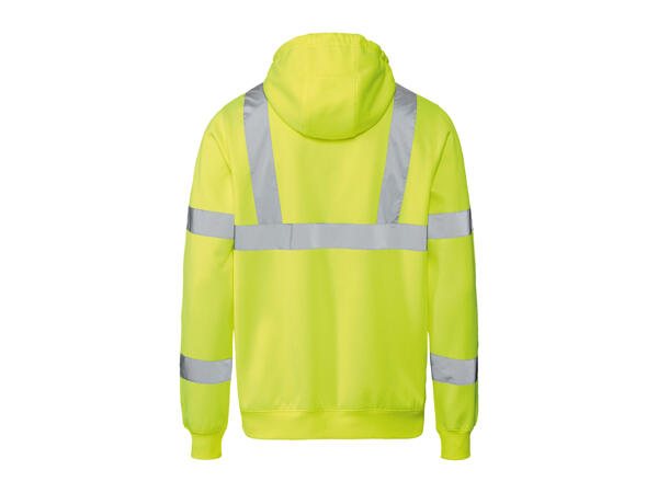 Men's High Visibility Zip-Through Hoodie