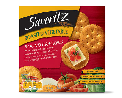Savoritz Vegetable Round Crackers