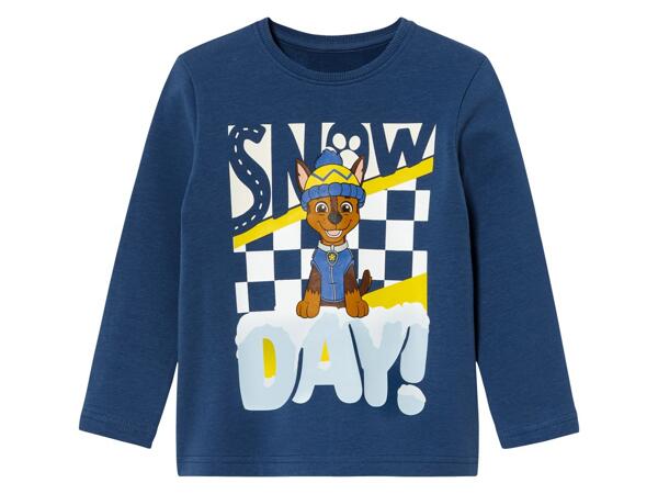 Boys' long-sleeve top "Jurassic World, Paw Patrol"
