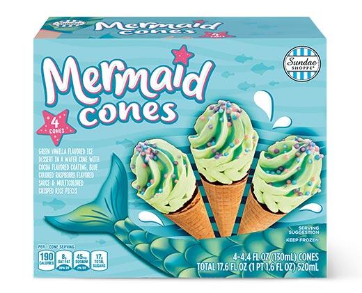 Sundae Shoppe Unicorn, Mermaid, or Galactic Cones