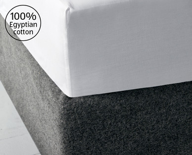 Egyptian Cotton Double Fitted Sheet