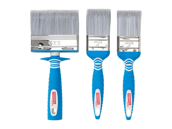 Powerfix Profi Paintbrush or Flat Brush Set1