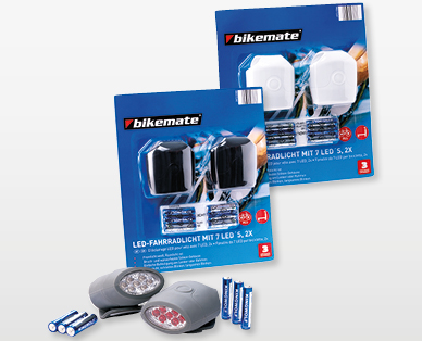 BIKEMATE(R) LED-Velolichter-Set, 2-teilig