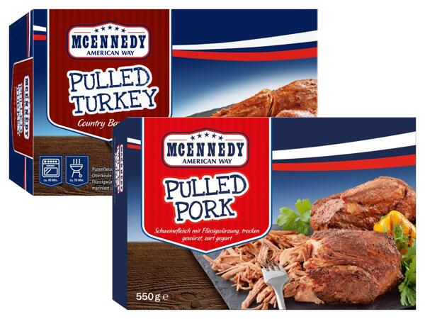 Pulled Pork oder Pulled Turkey