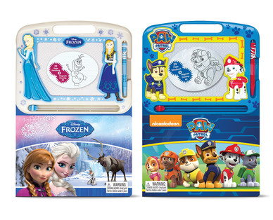 Phidal Storybook and Magnetic Drawing Pad