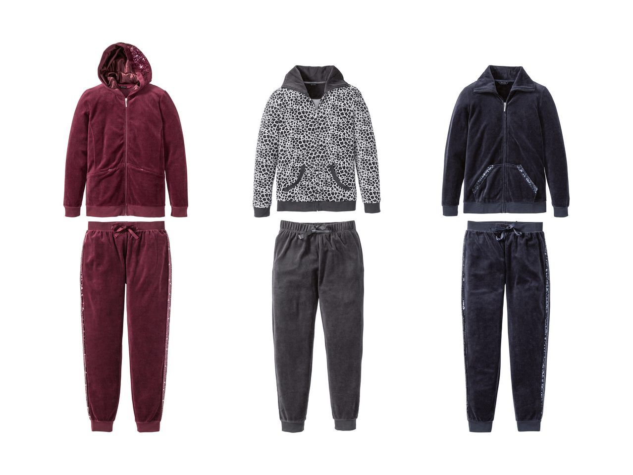 Ensemble en velours pour femme1