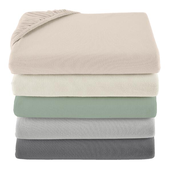 NOVITESSE(R) Drap-housse en jersey pour lit de bébé, 2 pcs