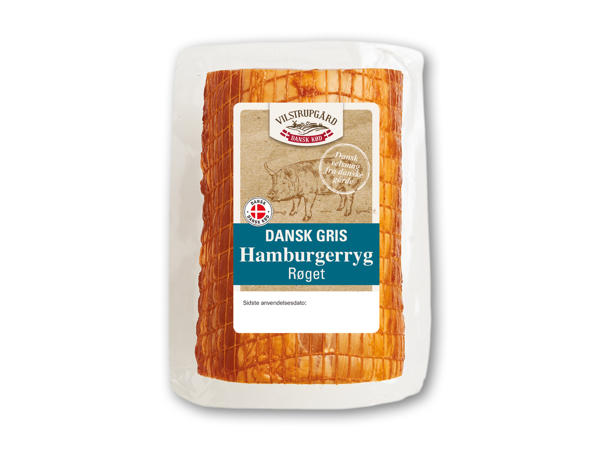 Dansk røget bacon eller hamburgerryg