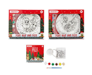 Paint Your Own Christmas Craft
