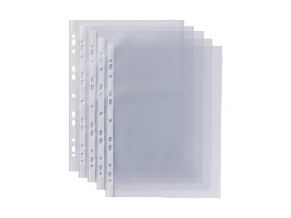 Pochettes transparentes, lot de 50