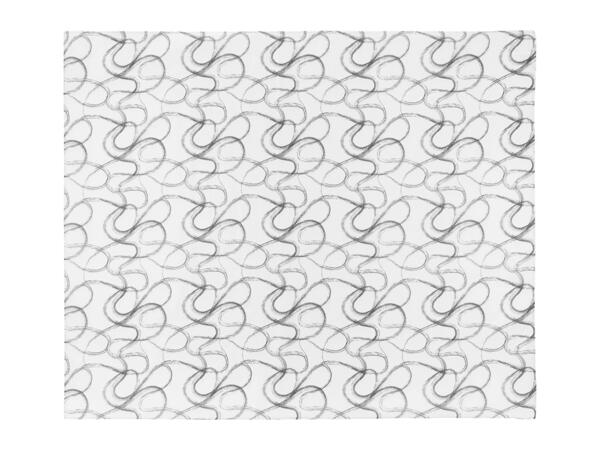 Livarno Home White Patterned Tablecloth