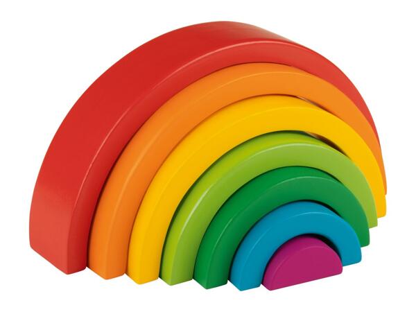 Playtive Wooden Rainbow Toy - Wooden Rainbow