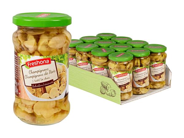 Champignons en lamelles