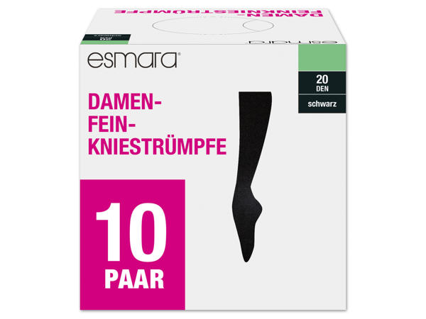 ESMARA(R) Damen Feinkniestrümpfe, 10 Paar