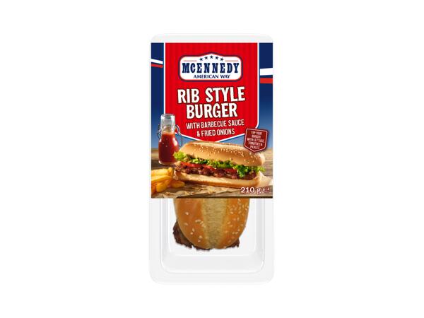 Burgare med BBQ-sås & lök