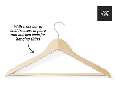 Premium Pant Hanger with Adjustable Clips 2pk or Premium Suit Hanger 1pk