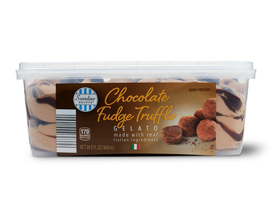 Sundae Shoppe Pistachio Biscotti or Chocolate Fudge Truffle Gelato