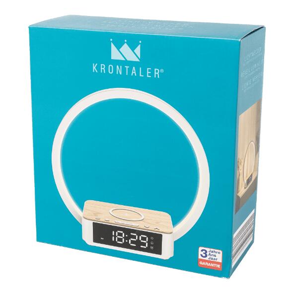 KRONTALER(R) 				Réveil avec lampe et station de recharge sans fil