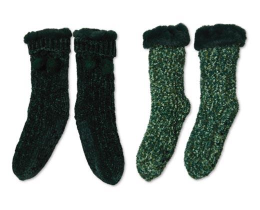 Serra 
 Ladies' Chunky Knit Slipper Socks