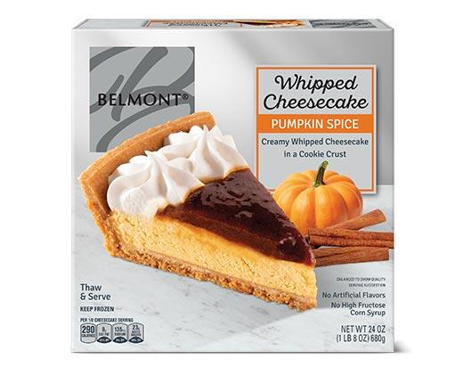 Belmont Caramel Apple or Pumpkin Spice Whipped Cheesecake